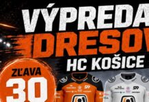 HC Košice ponúka zľavu na dresy zo sezóny 2025/26