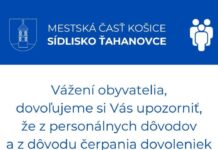 Miestny úrad na Sídlisku Ťahanovce zavádza nestránkové štvrtky