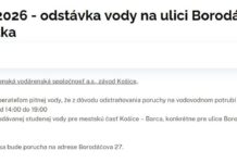 Odstávka vody na Borodáčovej a Krátkej ulici v Košiciach