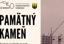 Pamätný kameň pripomenie 50 rokov sídliska Dargovských hrdinov