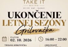 Grilovačka v Take It Bistro uzavrie letnú sezónu
