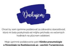 Pacienti chvália starostlivosť v UNLP Košice