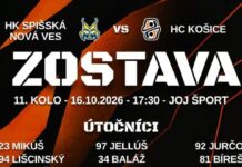 HK Spišská Nová Ves čelí HC Košice v 11. kole
