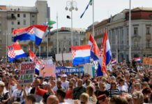 Protestujúci v Záhrebe žiadali odstránenie skládky toxického odpadu